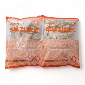 두부김치만두 대용량 느끼하지 않고 담백한 강원도식 만두 먹어도 먹어도 질리지 않아요, 2개, 1.2kg