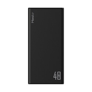 모루이 고속충전 보조배터리 40000mAh, T40PD, 블랙