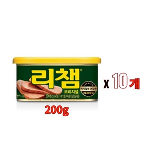 리챔 기본 통조림햄 오리지널 스팸 햄 뮦음, 200g, 1세트