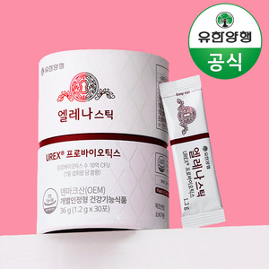 엘레나 스틱 UREX 프로바이오틱스 분말형 질건강 유산균 30p, 36g, 1개