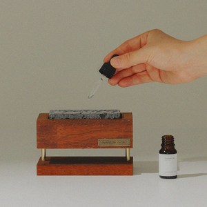 모던포인트 원목 스톤 디퓨저 실내 방향제 집들이선물, 1개, 10ml, 크림슈가