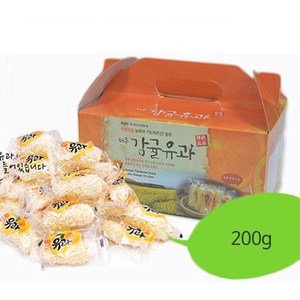 제주감귤유과 200g 500g 1kg 1관(3.75kg) 한과 유치원 외국인 명절선물, 1박스(개별낱개포장), 1박스