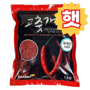 농가식품 국산고춧가루 김치용 다용도입자 1kg, 1개