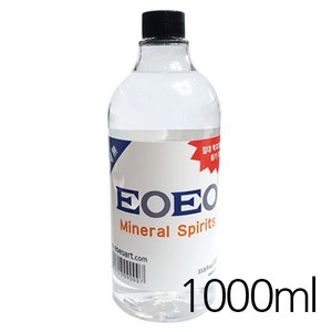 EOEO 붓세척제 유화세척액 유화보조제 브러쉬 크리너 이오이오 클리너, 1000ml