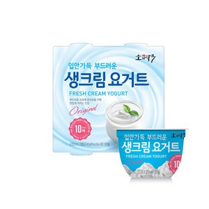 동원 소와나무 생크림 요거트 85g, 8개