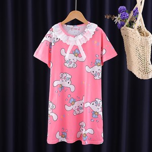 산리오 시나모롤 사계절 잠옷 반팔 원피스