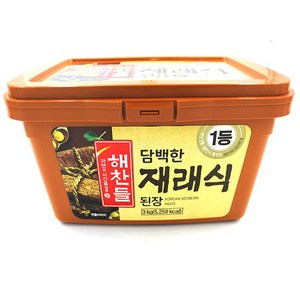 해찬들 담백한 재래식 된장 3kg, 1개