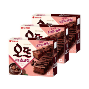 오리온 오뜨 더블초코칩 12p, 324g, 3개