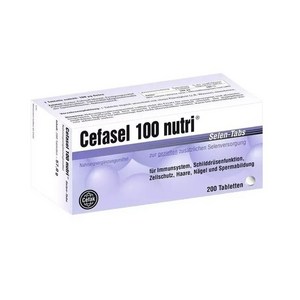 세파셀 Cefasel 100 nuti Selen 200정, 1개