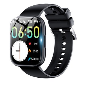 스마트워치 X7 1.85인치 한글판, 블랙