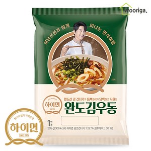 삼립 하이면 완도 김우동 205gx20봉, 205g, 20개