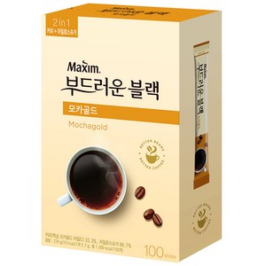 맥심 모카골드 부드러운 블랙 커피믹스, 2.7g, 100개입, 1개