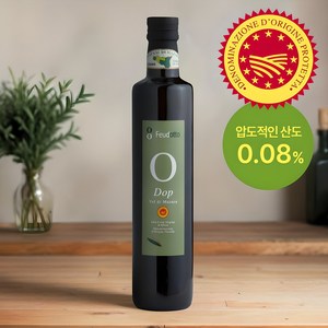 라고챠도로 퓨도토 유기농 DOP인증 산도 0.08 프리미엄 올리브오일, 1개, 500ml