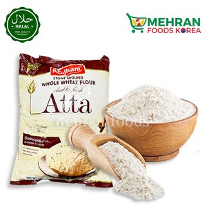 Rajdhani Atta Whole Wheat Flou (아타 통밀 밀가루)_5kg, 1개, 5kg