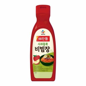 해찬들 사과듬뿍 비빔장, 470g, 20개