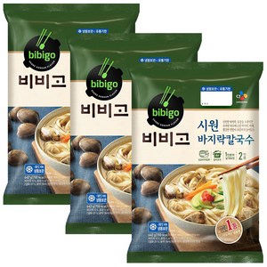 비비고시원바지락칼국수642G2인분x3개, 642g, 3개