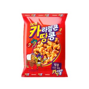 크라운 카라멜콘 땅콩, 72g, 3개