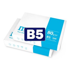 밀크(Miilk) B5용지 80g 2권(1000매), 단품