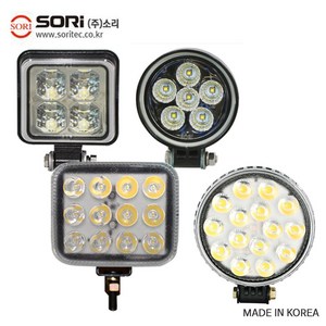 소리 LED 서치램프 작업등 화물차 후진등 안개등 써치 SORI 서치라이트, 1개, SORI 서치라이트 원형(집중) SW-R3
