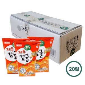 친환경 제주 감귤주스 125ml *20입, 20개