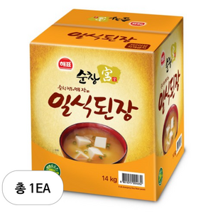 [사조해표] 일식된장, 14kg, 1개