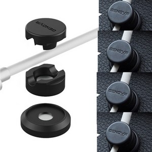 yn9샵 케이블 간편 하게 붙이는 자석 홀더 제노바, 1세트, 블랙