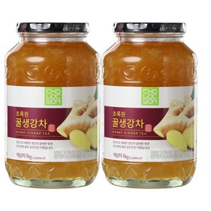 초록원 꿀생강차1kg +꿀생강차1kg, 1세트, 2개입, 1000g