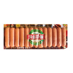 롯데 의성마늘 프랑크, 845g, 10개