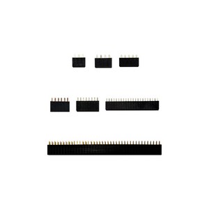 핀헤더 소켓 암 싱글 3핀 4핀 5핀 6핀 8핀 22핀 40핀 스트레이트