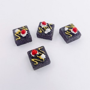 캔들바다 첨가물 데코장식 파츠 - 초코 사각 브라우니 ( 1pcs )