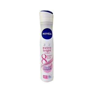 니베아 데오드란트 스프레이 엑스트라 브라이트 겨드랑이 땀냄새 제거, 200ml, 1개