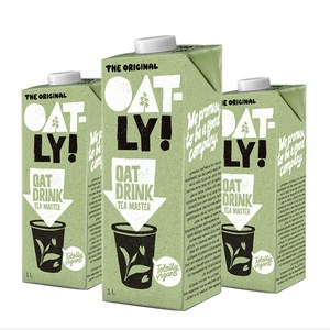 오틀리 티마스터 부드러운맛 귀리음료 OATLY 1L(종이팩) 우유대용 비건음료, 6개, 1L