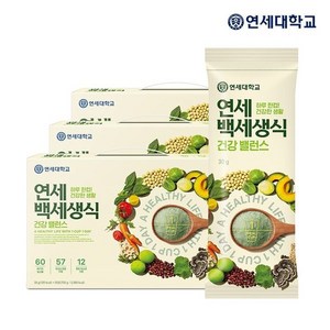 G연세백세생식 75포 30g25포3박스), 750g, 3개