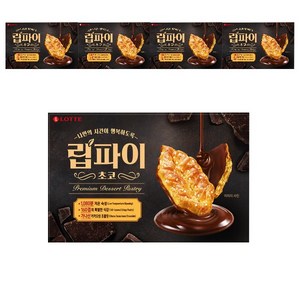 롯데웰푸드 립파이 초코, 132g, 5개