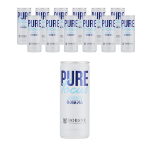 서울대밥스누 퓨어포커스 디카페인 에너지 드링크 에너지음료, 240ml, 12개