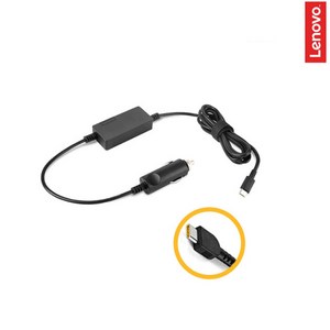 레노버 65W USB-C타입 DC 차량용 어댑터 40AK0065WW, 1개