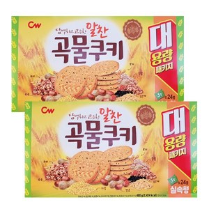 (지노앤코)청우 곡물쿠키 대용량패키지, 2개, 480g