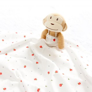 오즈맘 순면거즈 유아동 여름 가제블랭킷, 사과