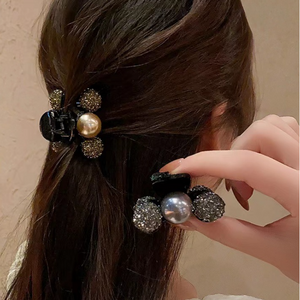 [바네코] 펄 미디움집게 2개 세트 반머리 헤어 집게핀