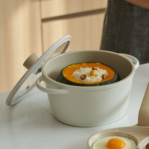 트루쿡 IH 인덕션 양수냄비 24cm 1개, 베이지