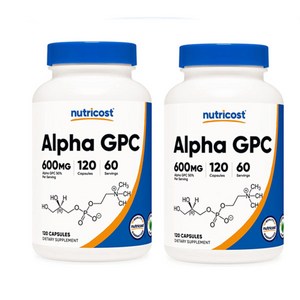 뉴트리코스트 알파 GPC 600mg 캡슐, 120정, 2개