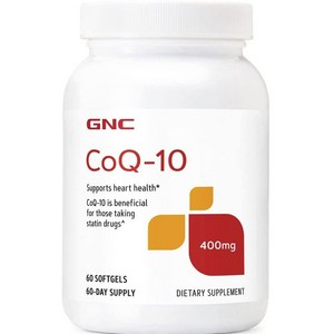 GNC CoQ-10 400mg 소프트젤, 60정, 1개