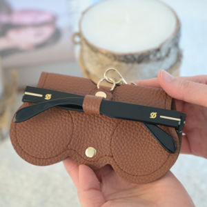 럭셔로드 가죽 선글라스 안경 케이스 클립 보관함 파우치 여행용 휴대용 슬림 썬글라스 수납 등산 안경집 주머니