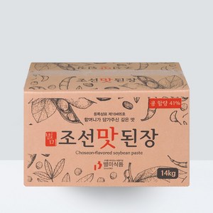 [60년 전통] 별미식품 조선맛된장 14kg 일품 맛집 업소용 찌개된장, 1개