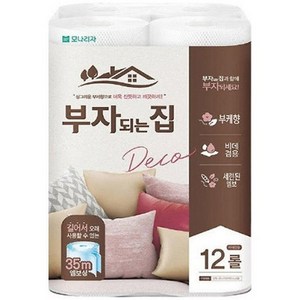 모나리자 부자되는집 35m 12롤 X 1팩 화장지, 35cm, 1개