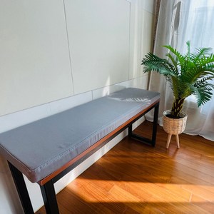 조브라운 코튼 면 벤치의자방석 긴의자방석 맞춤제작 가능, 네이비 (의자없음x 방석만), 볼록형