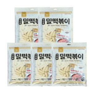 [아리홈] 옛날 밀떡볶이 2~3인분 300g 간편조리 밀키트 실온보관, 5개