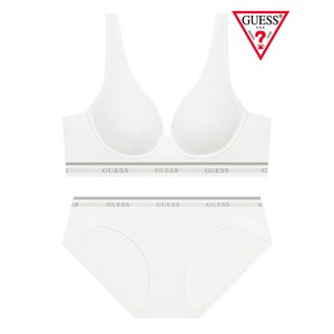 노와이어 소프트커버 액티브 아이보리 브라 팬티 세트