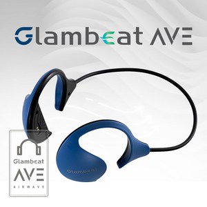 리텍 글램빗 AVE 블루투스 이어폰 에어진동 헤드셋 LTW2736-01, 블루