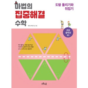 마법의 집중해결 수학 초등 중학년 B3: 도형 돌리기와 뒤집기, 위즈덤하우스